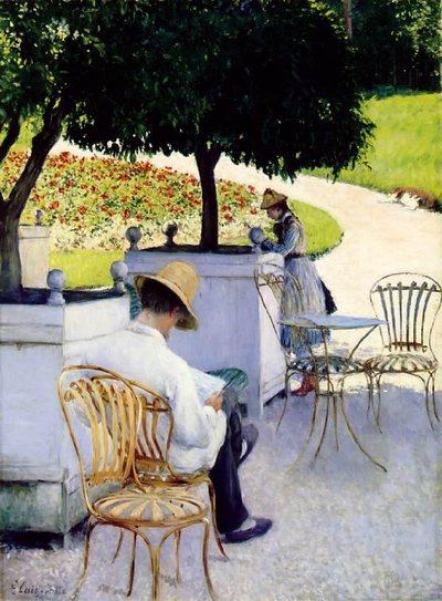 The Orange Trees by Gustave Caillebotte